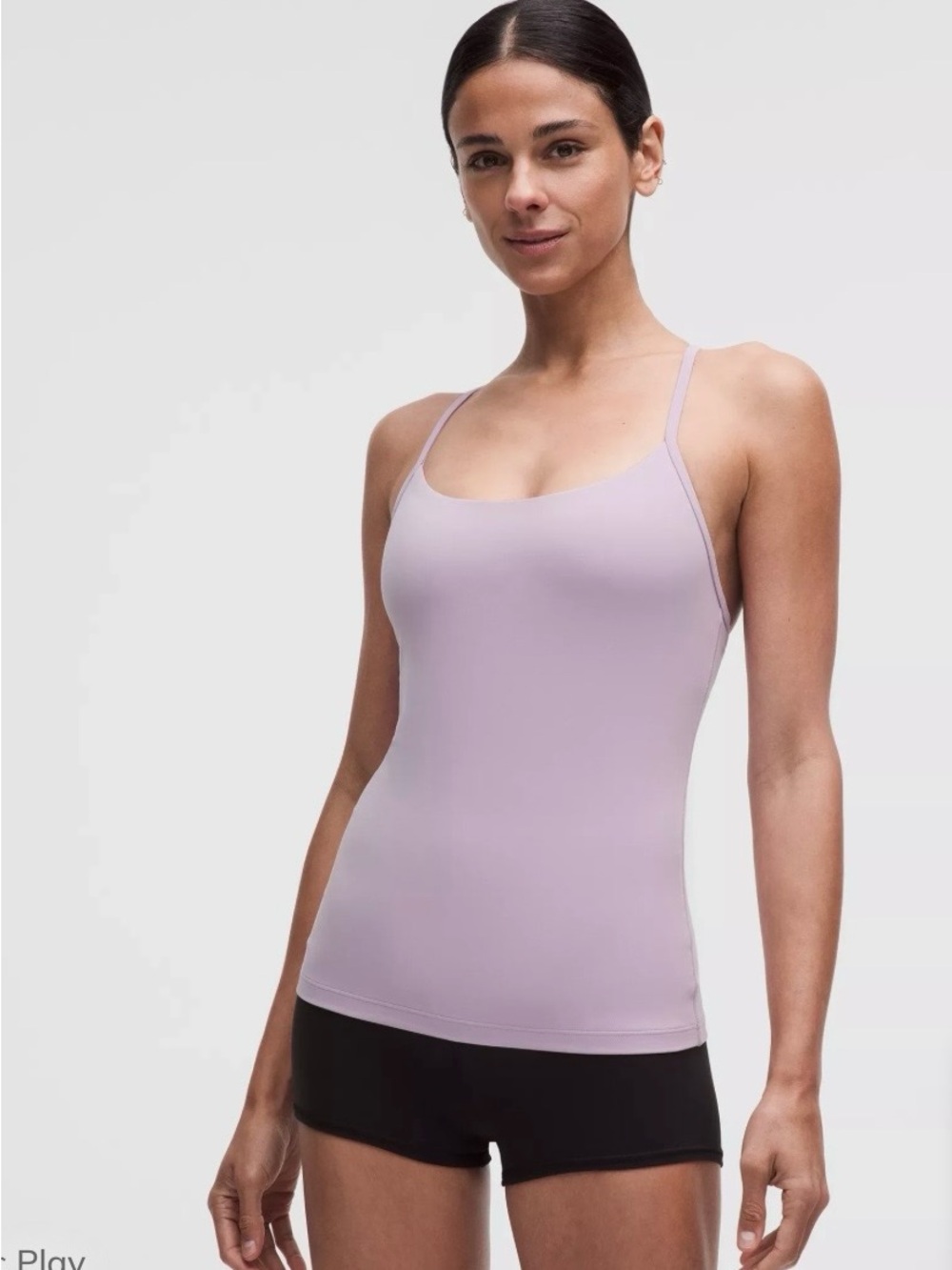 Lululemon Flow Y Tank Top colour lilac play